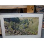 A.H. Fitt, a collection of watercolours of the River Mole, Esher, etc., and watercolour landscapes