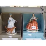 Two Royal Worcester figures from the Victorian series in an edition limited to 750: Felicity,