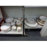 A Wedgwood bone china dinner and tea service for six, in Colorado pattern, 48 pieces [Q, U] WE DO