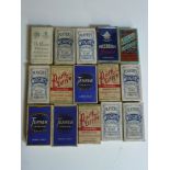 An old collection of cigarette cards contained in 16 old cigarette packets including Churchmans