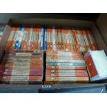Three boxes of early Penguin paperback books, mostly numbered 1-100, including Andre Maurois '