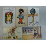 Postcards. A quantity of cards, mainly early 20th century, approximately 150 of humour including