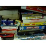 A quantity of vintage board games including shark chase, Noah's arc, a shopping game, a mitre