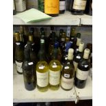 Table wines, including Cabernet Merlot, Pouilly Fume, Pinot Grigio, Cotes du Roussillon, etc. (