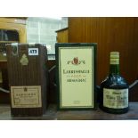 Brandy: Marc Morin, 70 cl (x1); Courvoisier Napoleon Old Liqueur Cognac, 680 ml (x1), in box; and