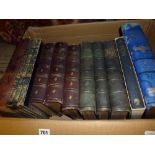 A box of books, some bound, including TE Lawrence 'The Mint' limited edition 319 of 2,000, in slip