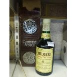 Whisky: Chequers Superb De Luxe Blended Scotch Whisky, 75 cl (x1) in box. [G21]