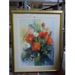 A large selection of various framed items and frames comprising prints, watercolours, etc. and