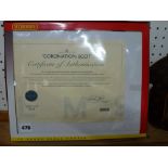 A Hornby Great North Eastern Railway Train Pack, R2371M Coronation Scot, in box as new [upstairs