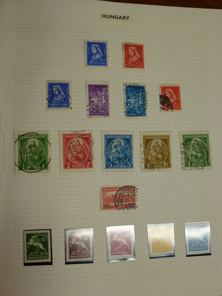 Hungary: 1871-1970s to include 1930 Olympic set, 1930s-1950s, and miniature sheets (3 albums) WE - Image 3 of 6