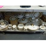 An extensive Royal Doulton Harlow pattern tea and dinner service, approximately 117 pieces. [s8]