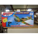 A Tech.art Spitfire Style radio control airplane in box [upstairs shelves] WE DO NOT ACCEPT CREDIT
