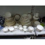 A Wedgwood Autumn Vine pattern part-tea and dinner service, approximately 78 pieces, including