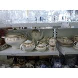 A Royal Doulton Archives Collection Rowley part-tea and dinner service including large vegetable
