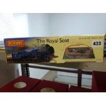 A Hornby 00 Gauge Train Set, with TrakMat, The Royal Scot R1094, boxed as new [upstairs shelves]