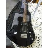 A Dean electric guitar no. 006082343 in case. WE DO NOT ACCEPT CREDIT CARDS. CLEARANCE DEADLINE IS