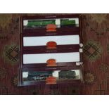 Four Hornby Railways Top Link model train locomotives, BR Class B 17/4 Manchester United R315, SR