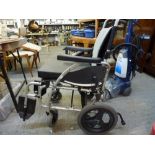 A Karma folding wheelchair. WE DO NOT ACCEPT CREDIT CARDS. CLEARANCE DEADLINE IS THURSDAY AFTER