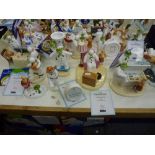 23 Coalport figures and groups of Raymond Briggs The Snowman including Winter Fun, Walking in the