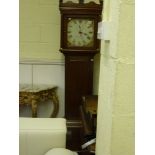 A charming country long-case clock, the painted dial by Birch & Masters, Tenterden, the seconds dial