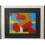 Tony Sullivan (b. 1947), three oils on board, abstract designs, all signed (largest 27 x 21 cm), all