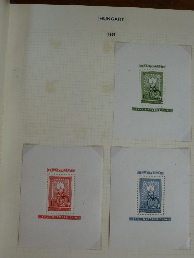Hungary: 1871-1970s to include 1930 Olympic set, 1930s-1950s, and miniature sheets (3 albums) WE - Image 6 of 6