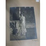 A period photograph of Sarah Bernhardt appearing in Victor Hugo's play 'Angelo, Tyrant of Padua'