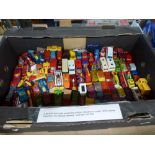 A box of mainly 1970s Lesney Matchbox die cast model vehicles [upstairs shelves] WE DO NOT ACCEPT