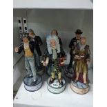 A set of six Royal Doulton Prestige figures from the Pioneers collection, comprising: Alexander