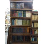 Five shelves of hardback books, comprising a collection of Folio Society volumes, most in slip
