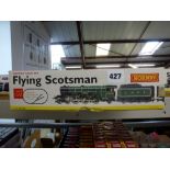 A Hornby Electric Train Set Flying Scotsman R1019, boxed as new [upstairs shelves] WE DO NOT