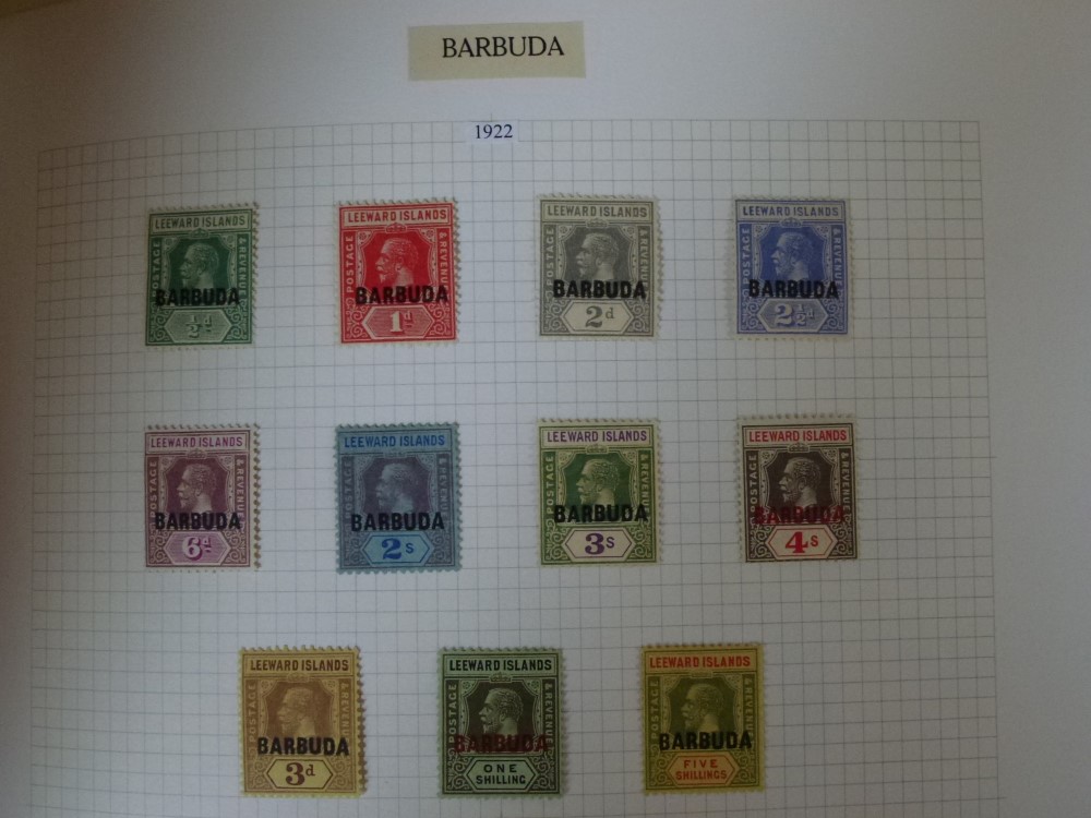 Antigua: 1872 issues to 1/-, 1903 to 5/-, 1921-9 to £1, 1932 issues to 5/-, G VI to £1; Barbuda: - Image 4 of 5