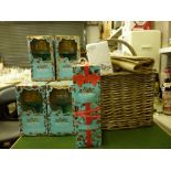 Gin - the perfect gift! A presentation wicker hamper, unopened, containing a bottle of Salcombe Gin,