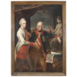 OIL PORTRAIT BY WORKSHOP OF POMPEUS BATONI 18TH CENTURY