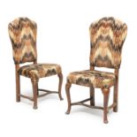 PAIR OF WALNUT CHAIRS VENETO 18th CENTURY