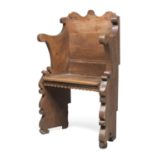 CHORUS SEAT IN WALNUT VENETO