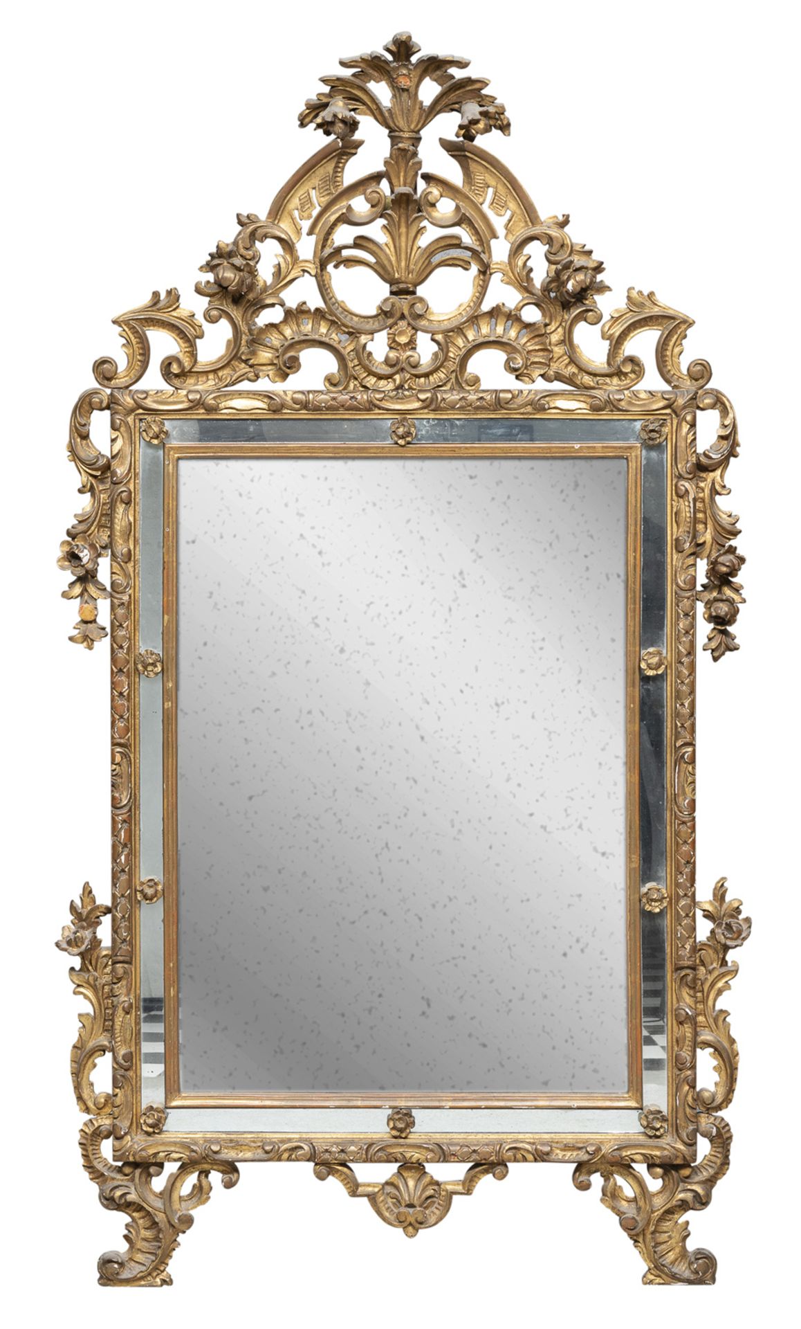 MIRROR IN GILTWOOD GENOVESE STYLE