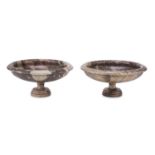 PAIR OF BASINS IN AFRICAN MARBLE