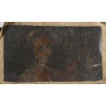FRAGMENT OF OIL PAINTING WOMAN AND CHILD 19TH CENTURY