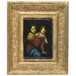 ITALIAN OIL PAINTING MADONNA WITH CHILD EARLY 20TH CENTURY