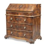FLIP TOP CHEST OF DRAWERS IN WALNUT BRIAR