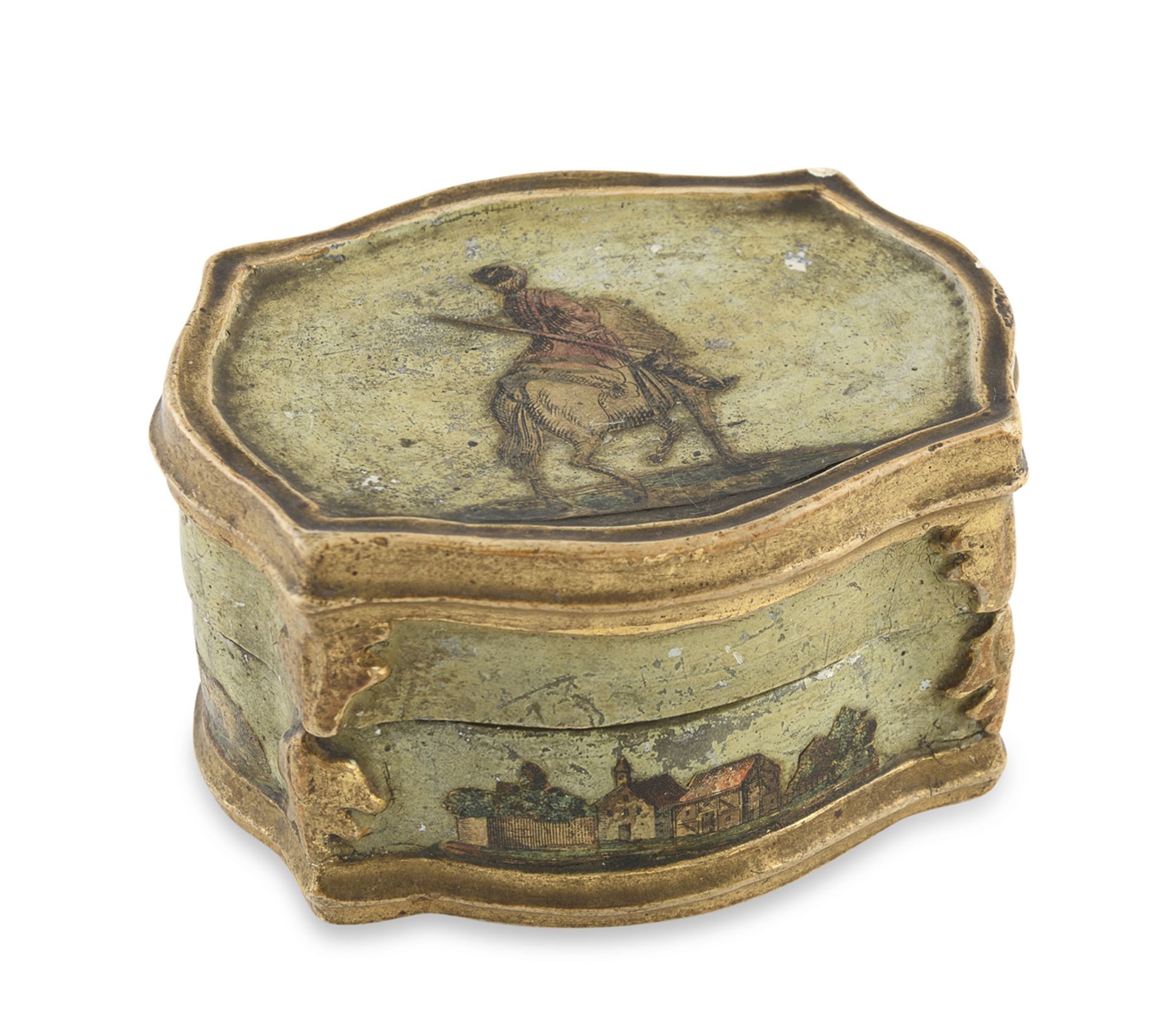 SMALL WOODEN CASE 18TH CENTURY