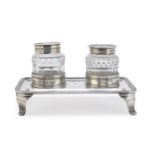 SMALL SILVER INKWELL LONDON 1806