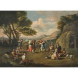OIL PAINTING BY follower of PAOLO MONALDI 18TH CENTURY