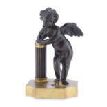 BRONZE CUPID SCULPTURE EMPIRE PERIOD