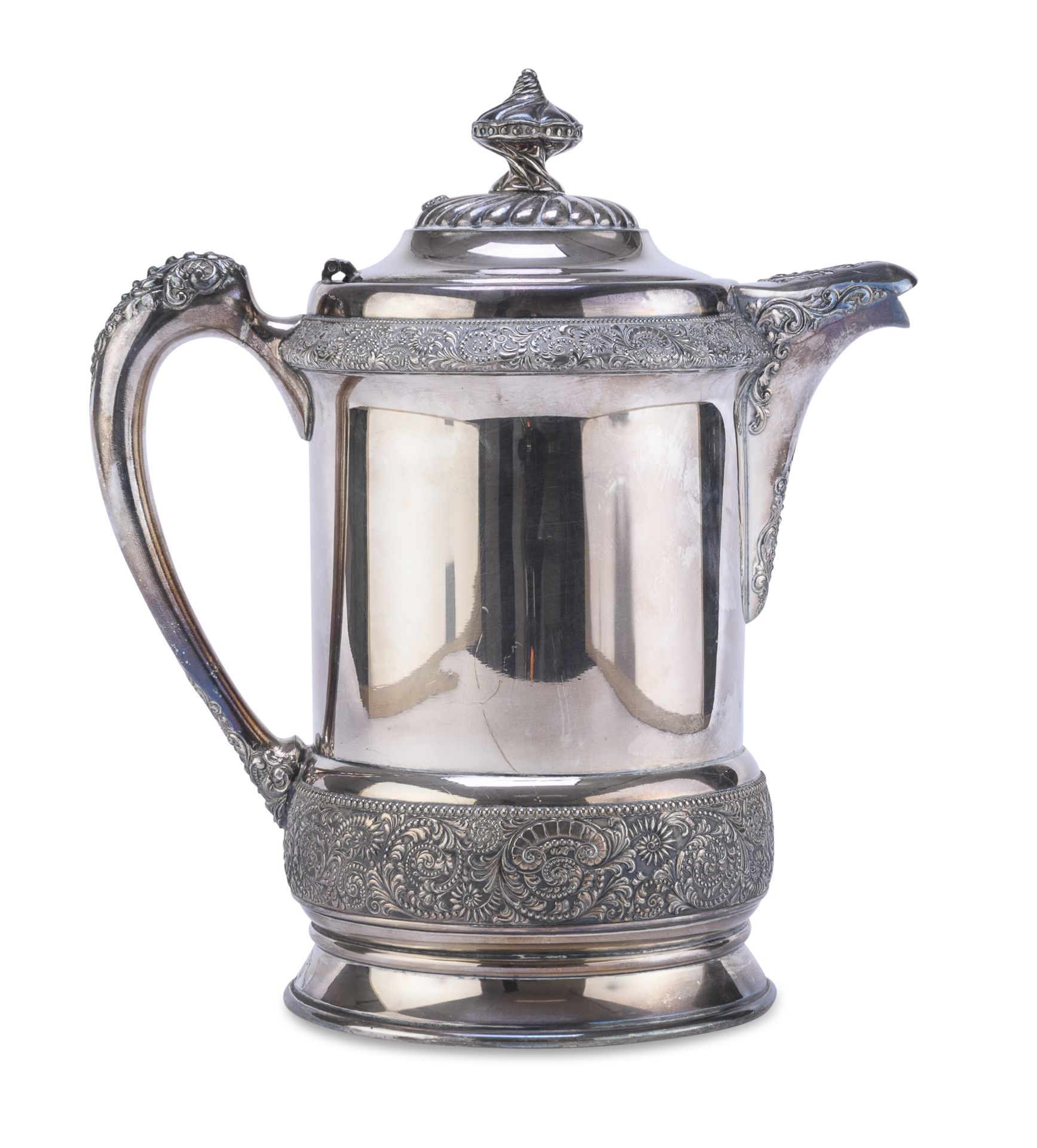 BIG SILVER-PLATED TANKARD ENGLAND 20th CENTURY