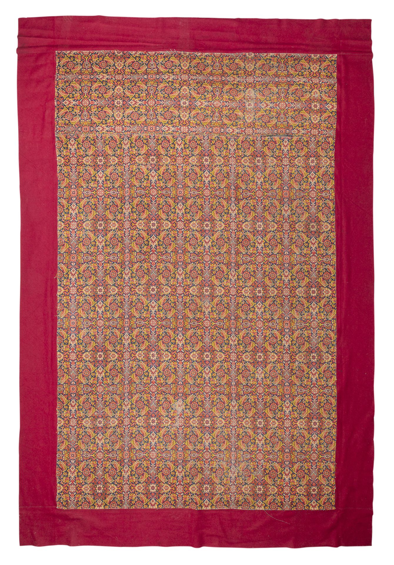 FRAGMENT OF A LARGE ANTIQUE MALAYER CARPET LATE 19th CENTURY