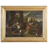 OIL PAINTING BY FLEMISH ACTIVE PAINTER IN ITALY LATE 17TH CENTURY