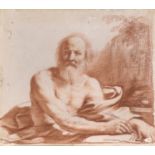 SANGUINE DRAWING BY GIOVANNI FRANCESCO BARBIERI known as GUERCINO att. to