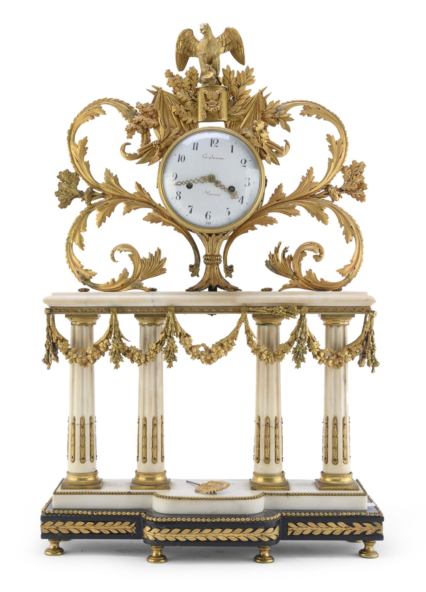 BEAUTIFUL TABLE CLOCK PROBABLY FRANCE LATE 18th CENTURY